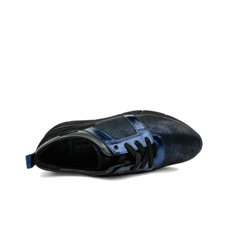 MEPHISTO Wear-Resistant Low-Top Casual Shoes Women's Navy Blue-2