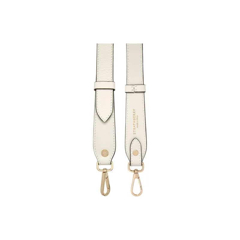 Strathberry Calfskin Bag Straps Women's Vanilla White-1