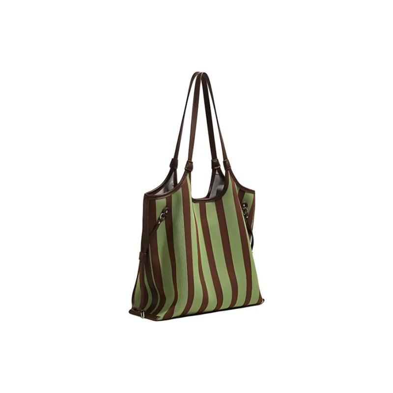 TTaG．baG Canvas Canvas Bag Shoulder Bags Women's Green-1