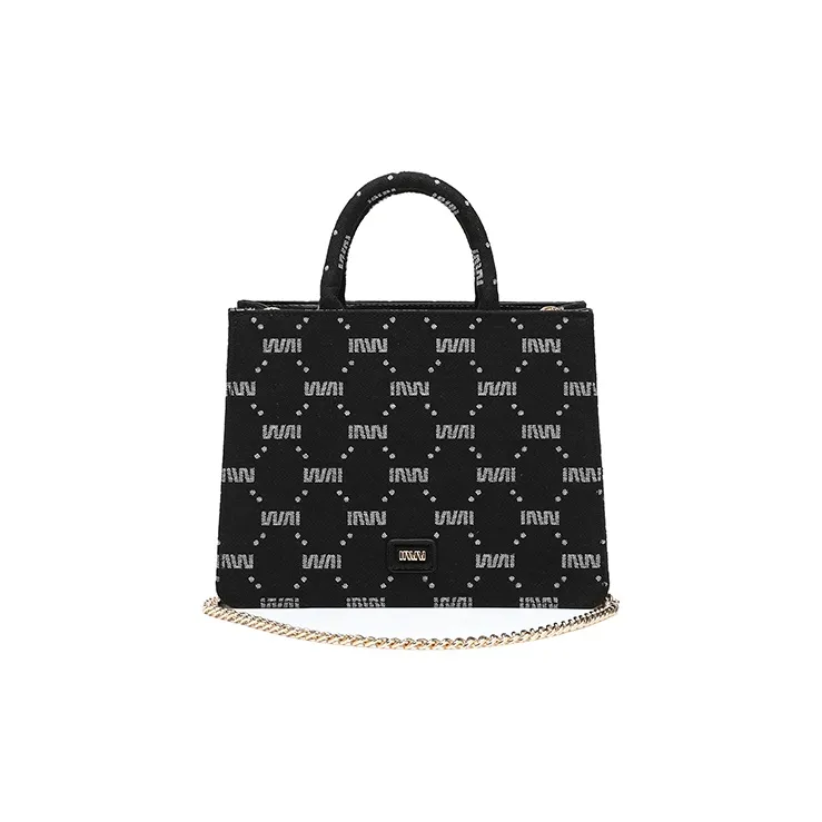 SEPTWOLVES Polyester Crossbody Bags Handbags Regular Women's Black-4