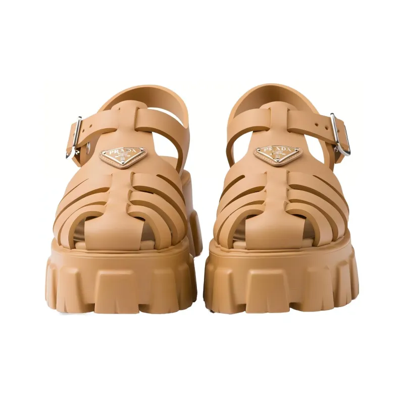 PRADA Monolith 55mm Platform Sandals-5