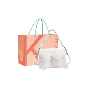 JANE KLAIN Synthetic Leather Handbag Shoulder Bag Crossbody Bag Regular Women's Pink/Black/White