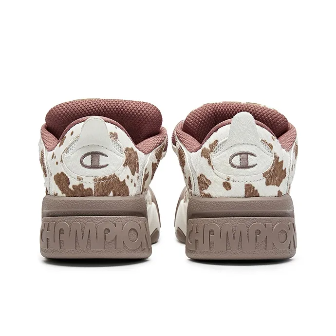 Champion Puffy Donut Low Top Skateboard Shoes Women's Light Khaki-3