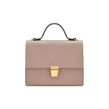 COCCINELLE Cow Leather Doctor Bag Crossbody Bag Shoulder Bag Small Size Women's Misty Pink