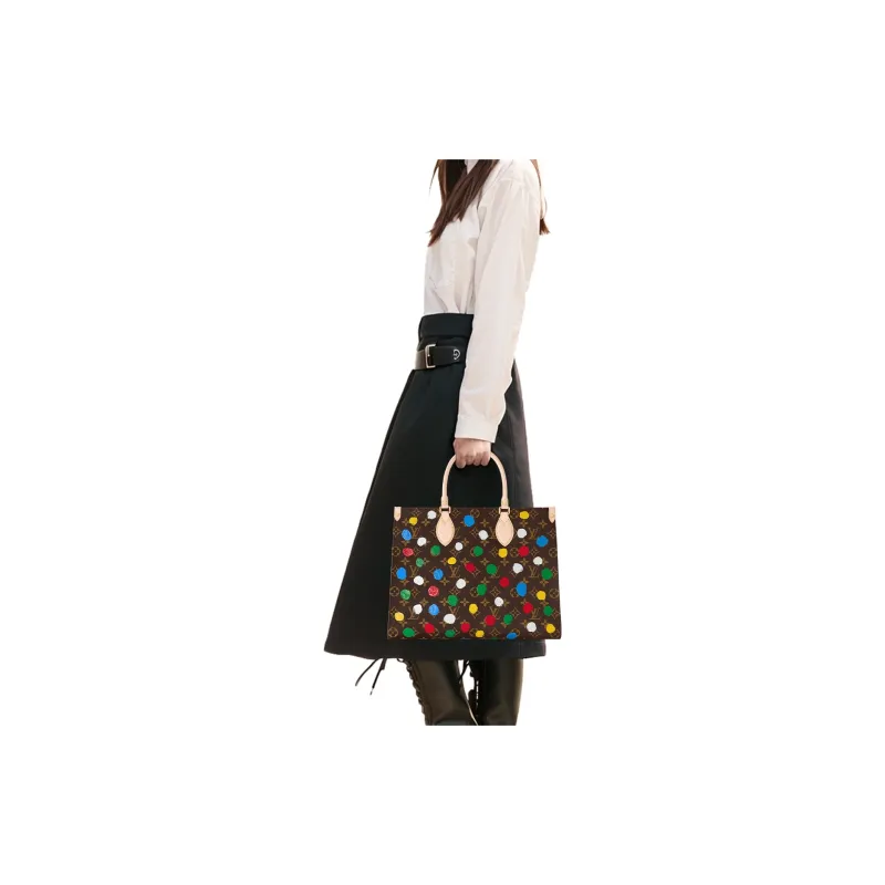 LOUIS VUITTON X Yayoi Kusama OnTheGo Mm Monogram Multicolor-9