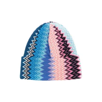MISSONI Acrylic Beanies Women's Aqua Blue