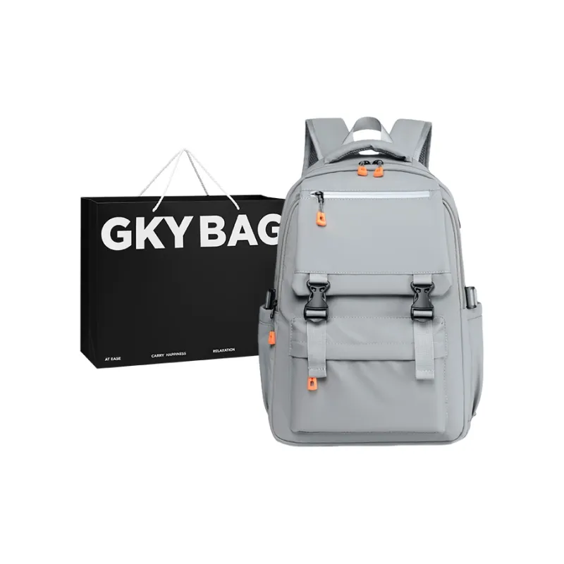 GKY Oxford Backpack Men's Black/Gray-5