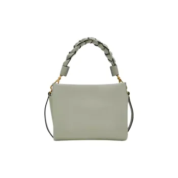 COCCINELLE Cow Leather Portable Crossbody Bag Shoulder Bag Medium Size Women's Celadon Green