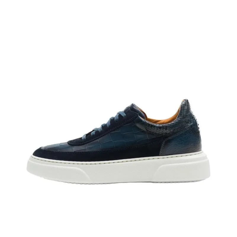 Magnanni Mia Low-Top Casual Shoes Women's Marine Blue-0