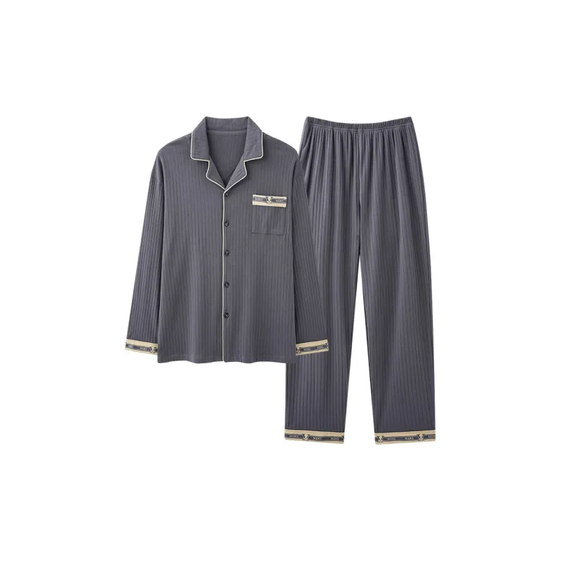 Qiao Ni Tong Pajama Set Men's Image Color-0