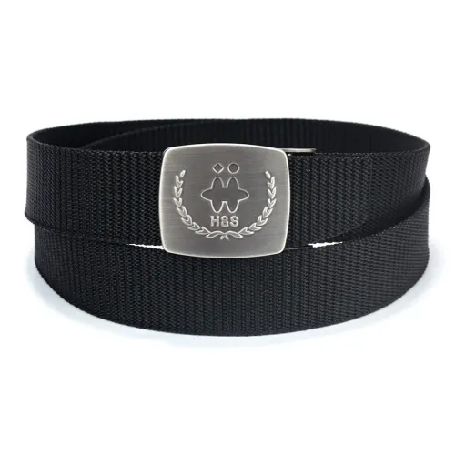 Mulinsen Western Denim Canvas Metal Buckle Trendy Vintage Youth Punk Jeans Belt Belt Unisex Width  3.8cm