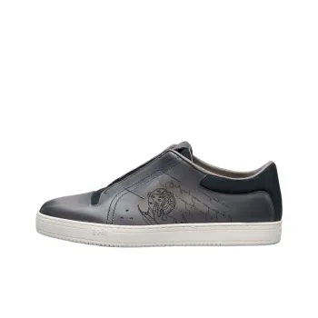 BERLUTI Playtime Scritto Low Top Skateboard Shoes Men's Black