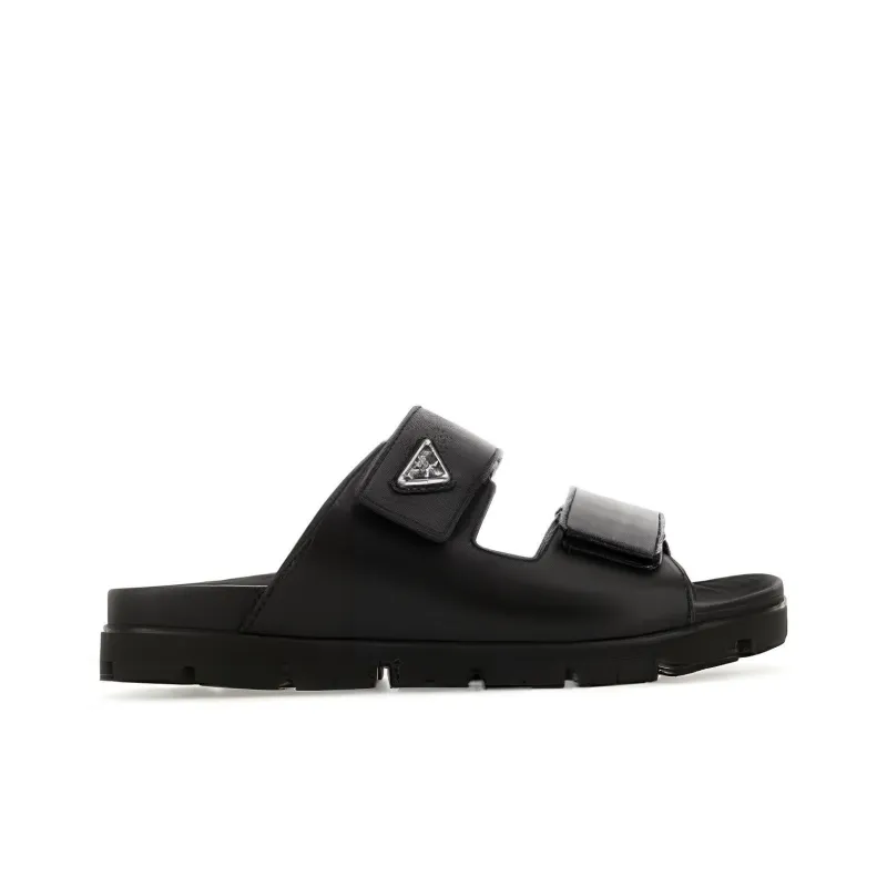 PRADA Leather Strap Sandals-1