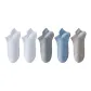 White 2-Light Gray-Heather Blue-Yellow Brown