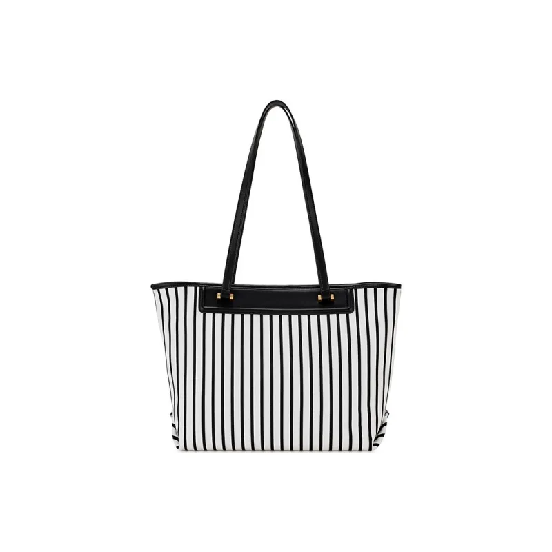 Hush Puppies Split Cow Leather With Synthetic Leather Shoulder Bag Tubas Women's Black/Brown-3