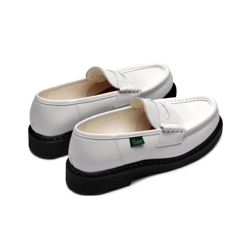 Inès Hadj-Hacène x Paraboot Michael Loafers Women's White-3