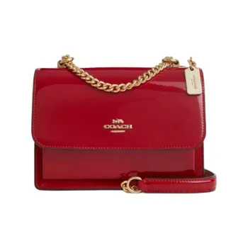 COACH Klare Patent Leather With Leather Crossbody Bag, Shoulder Bag Women's