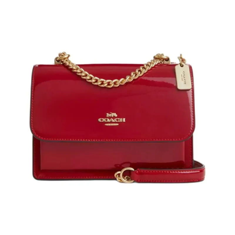 COACH Klare Patent Leather With Leather Crossbody Bag, Shoulder Bag Women's-0