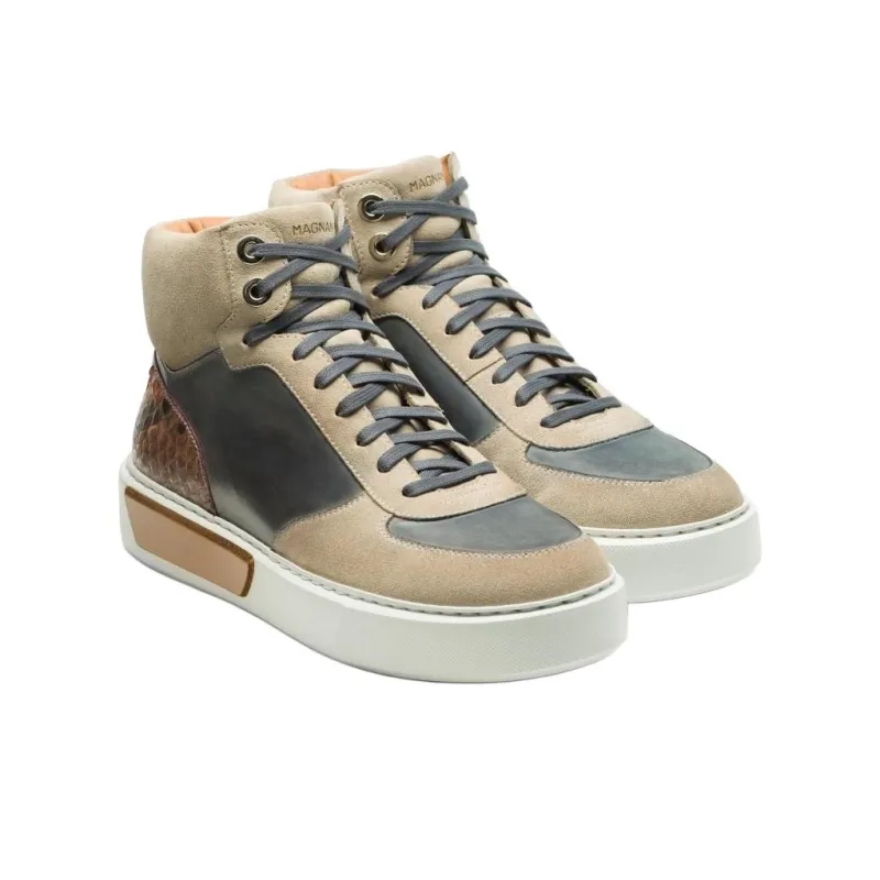 Magnanni Eva II High-Top Skateboard Shoes Women's Cream-2