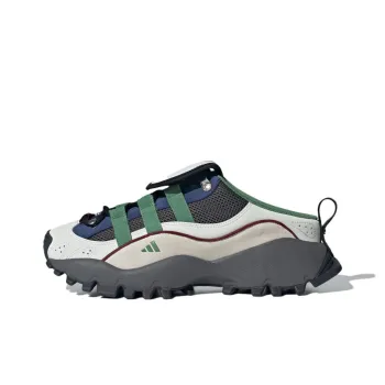 Adidas Abrasion Resistant Slip Resistant Wrap toe Slippers Unisex White Green Silver