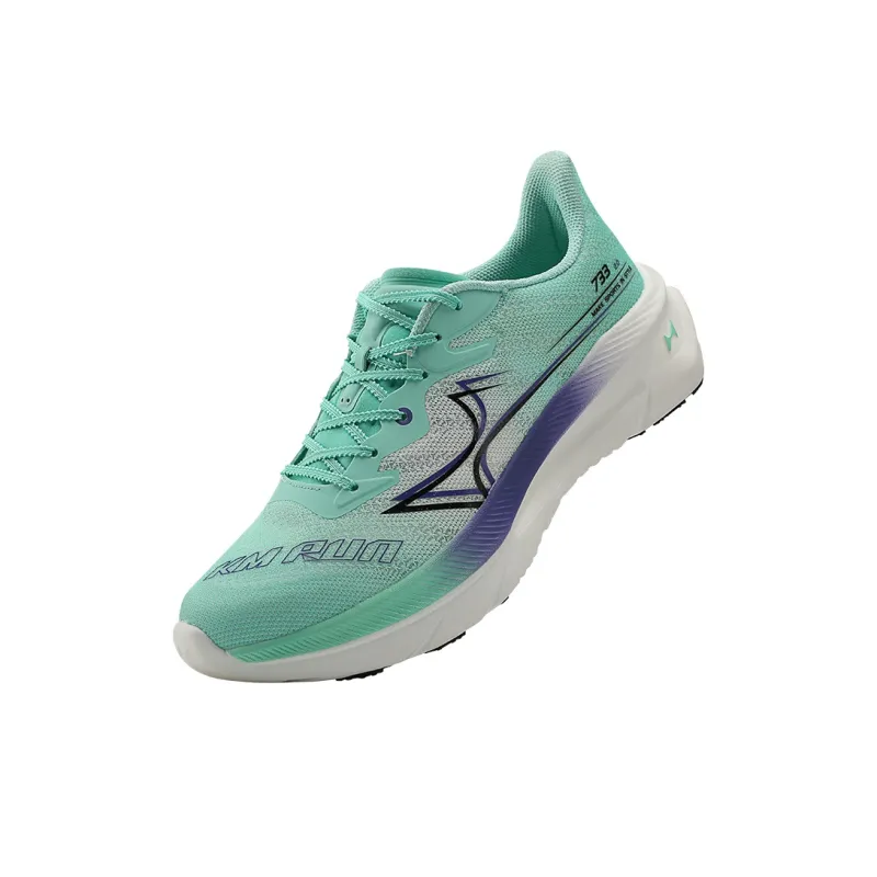 HEALTH Non slip Lightweight Low Top Marathon Running Shoes Unisex Light Green-2