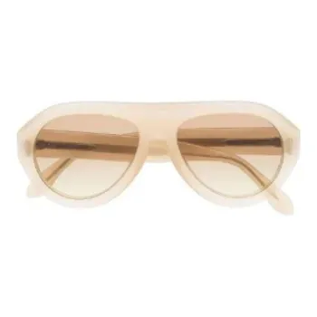 ISABEL MARANT Acetate Irregular Shape Sunglasses Women's Brown