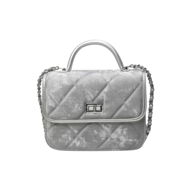 BLAKE FLEETO PU Backpack Women's Silver/Black/Pink/Blue-1