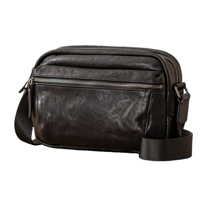 Back step Crossbody Bags Black-1