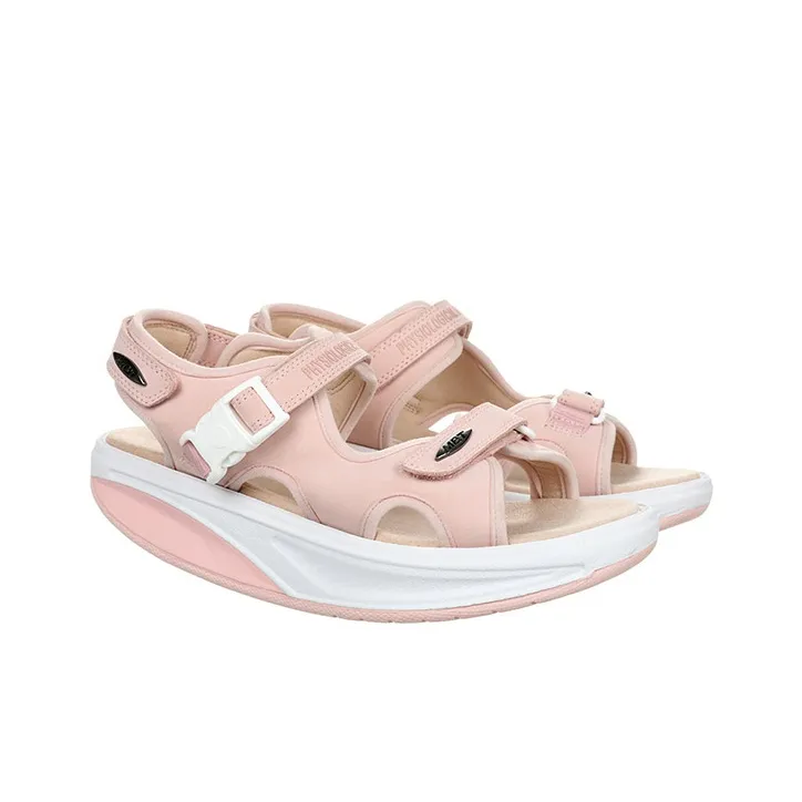 MBT Beach Sandals Women's White/Pink-2