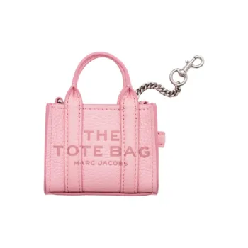 MARC JACOBS Leather Keychains Women's Pink