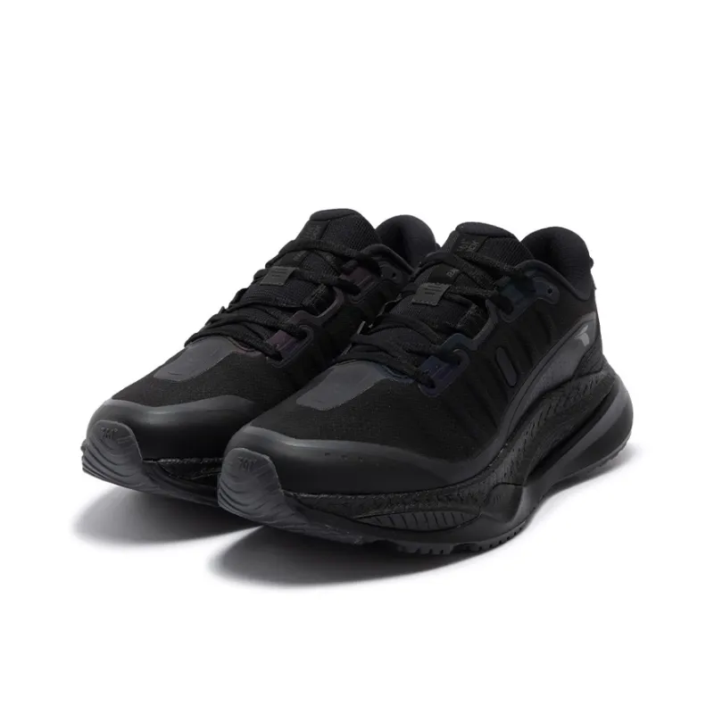 361° Red Flame 4 Anti Slip Wear Resistant Low Top ETPU Casual Running Shoes Men's Black Gray-2
