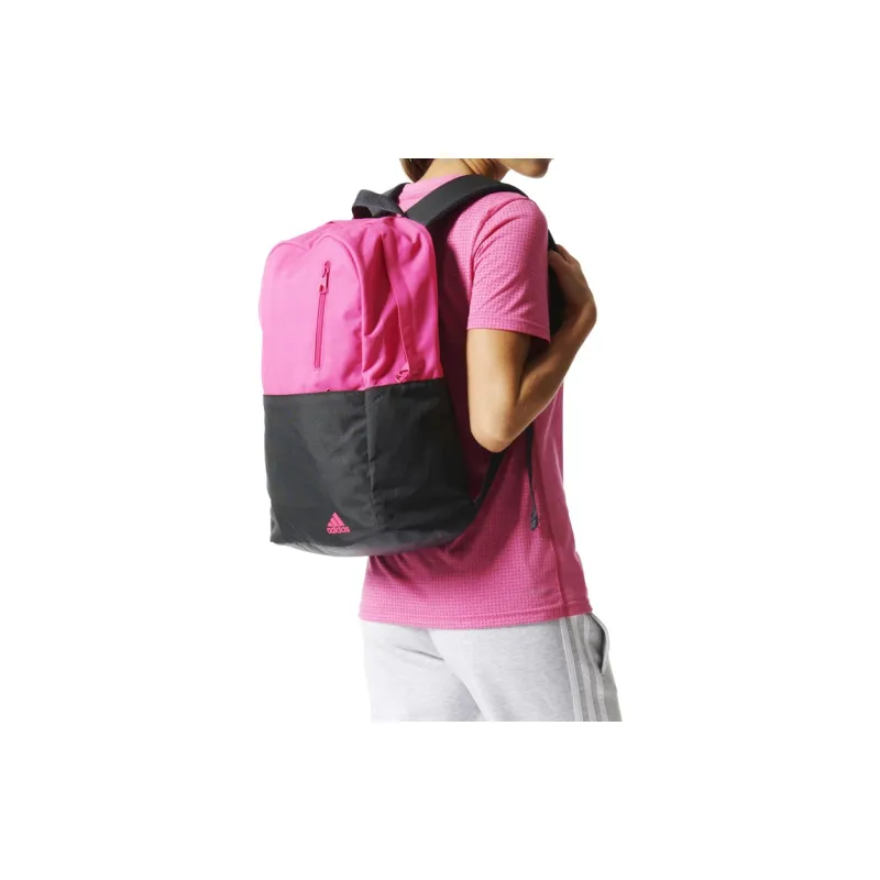 Adidas Polyester Backpack Regular Unisex Pink/Black-4
