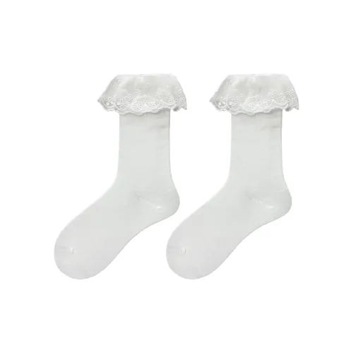Evening Classroom Mid Calf Socks Women's 2 Pack