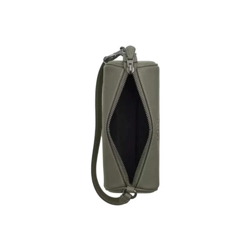 COACH Nolita Smooth Leather Handbag, Shoulder Bag Women's Gunmetal & Army Green-2