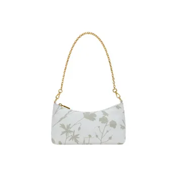 COCCINELLE Cow Leather Handbag Shoulder Bag Medium Size Women's Bright White
