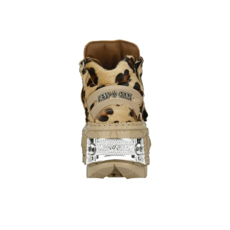NEW ROCK High-Top Casual Shoes Unisex Brown-6