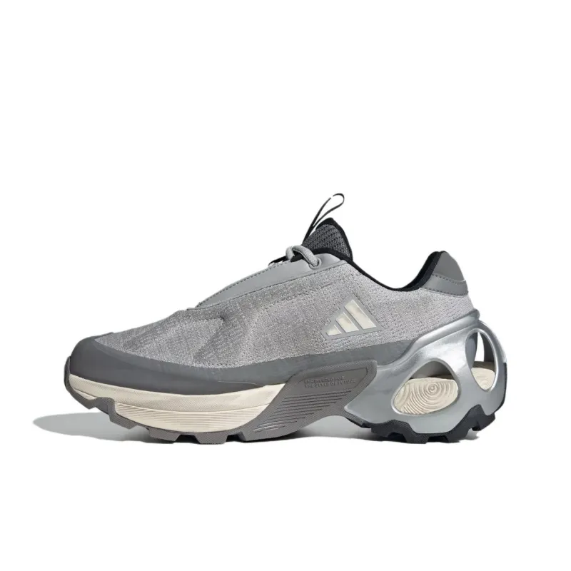 Adidas Anti Slip Wear Resistant Low Top Running Shoes Unisex Gray-1