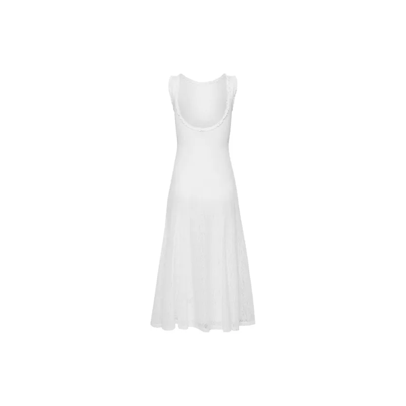 ARITZIA Wilfred Cordelia Dress Sleeveless Dress Women's WHITE/White-1