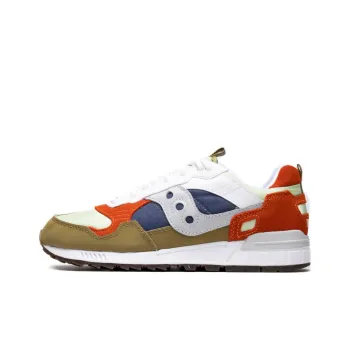Saucony Shadow 5000 Abrasion Resistant Low Top Running Shoes Men's Green Orange