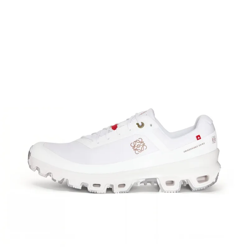 On x LOEWE Cloudventure Low Top Sports Casual Shoes Men's White-0