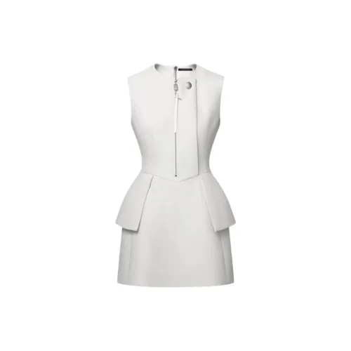 LOUIS VUITTON Sleeveless Dresses Women's White