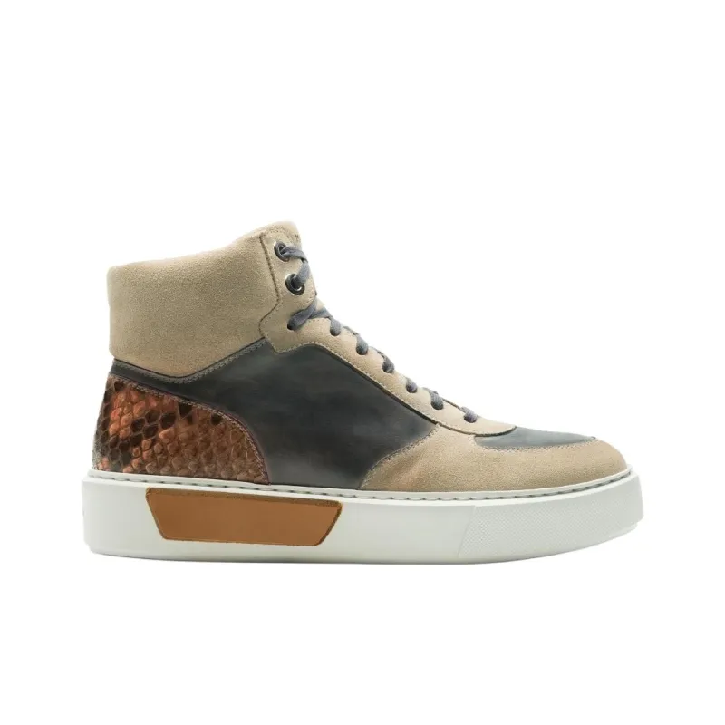 Magnanni Eva II High-Top Skateboard Shoes Women's Cream-1
