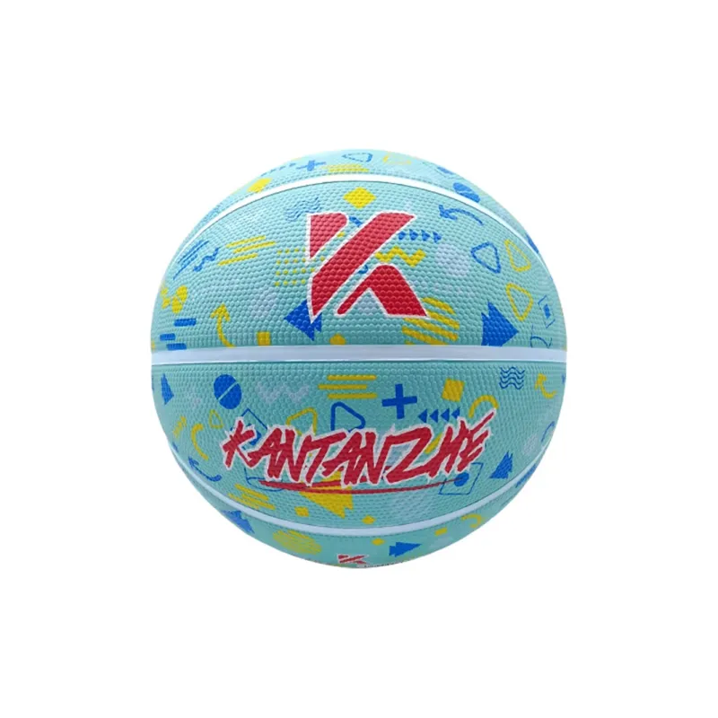 KANTANZHE Rubber Basketball Size 7 Training Unisex-10