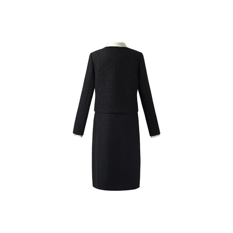 GOELIA Two Piece Skirt Sets Women's 00B Black-1