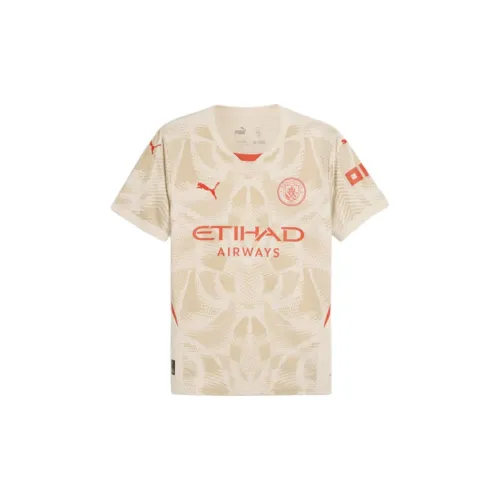 PUMA Manchester City 24/25 Soccer Jerseys Men Beige