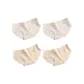 F Set-Two Small Flowers-White+White+Skin+Skin (4 Pack)