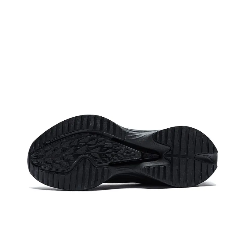 CHAOJIANTA Cushioning Wear Resistant Low Top Casual Running Shoes Men's Black-4