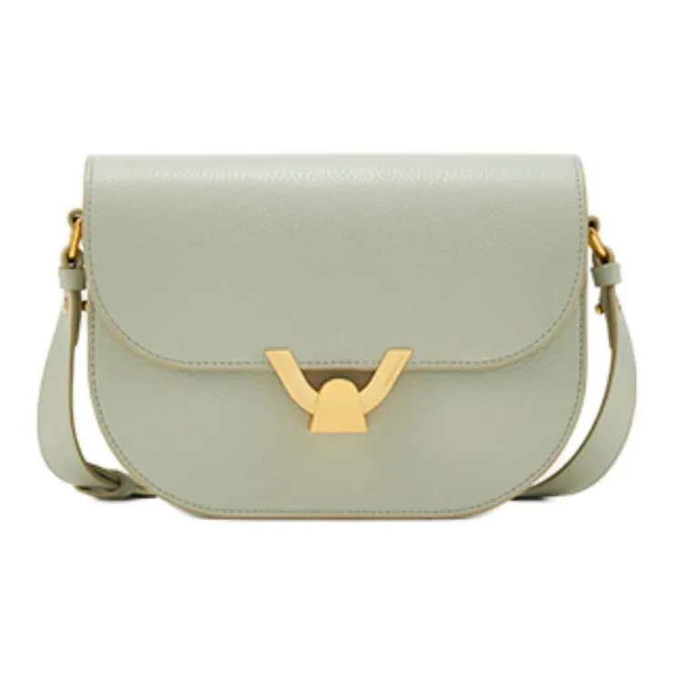 COCCINELLE Cow Leather Crossbody Bag Shoulder Bag Women's Celadon Green-0