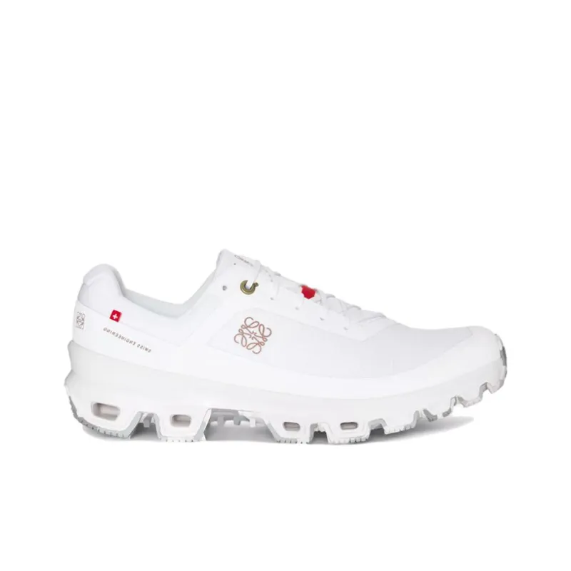 On x LOEWE Cloudventure Shock Absorbers Low Top Sports Casual Shoes Men's White-1