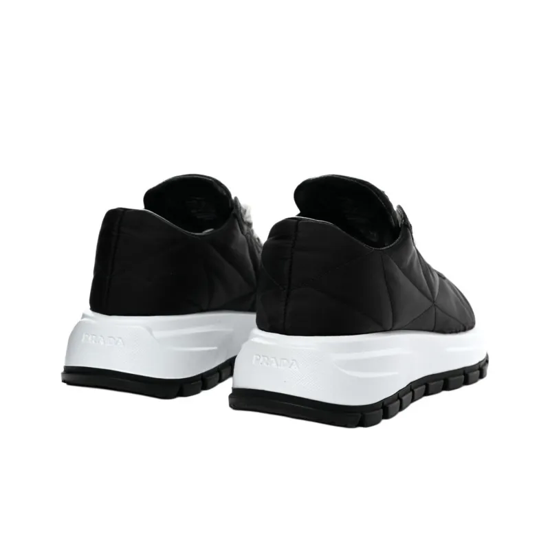 PRADA Low Top Casual Shoes Women's Black-4